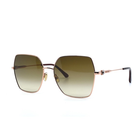 Jimmy Choo Accessories - JIMMY CHOO REVES/S DDB GOLD COPPER BROWN GRADIENT WOMEN'S SUNGLASSES